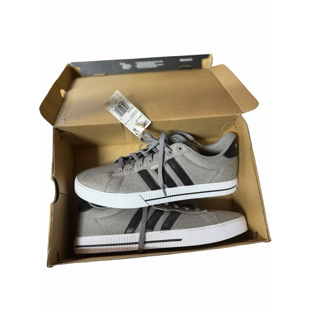 Adidas daily 3.0 Sportswear male size 13 color gray New With Box